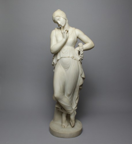 19th century - Marble Figure of a Dancing Girl, After Canova
