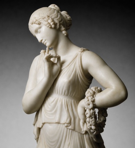 Figure en marbre d'une danseuse, d'après Canova - Napoléon III