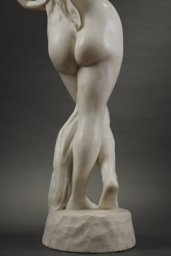 Sculpture Sculpture en Marbre - La joueuse de castagnettes - Jef Lambeaux (1852 - 1908)