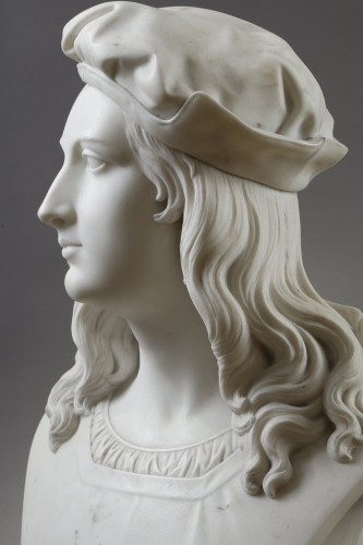 Sculpture Sculpture en Marbre - Raphaël - Charles Geerts (1807 – 1855)