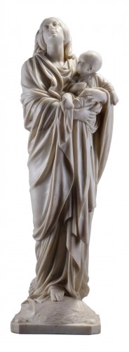 A Mother Ascending to Heaven -  Joseph Ducaju (1823 – 1891)