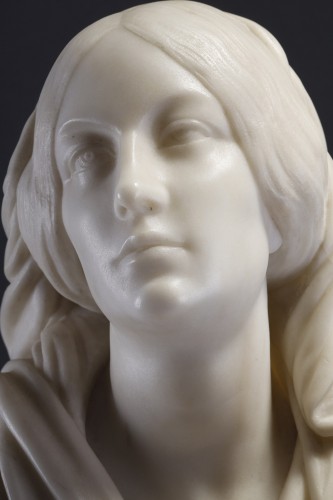 19th century - A Mother Ascending to Heaven -  Joseph Ducaju (1823 – 1891)