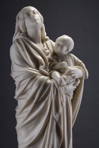 A Mother Ascending to Heaven -  Joseph Ducaju (1823 – 1891) - Art nouveau