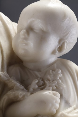 Art nouveau - Une Mère montant au Ciel - Joseph Ducaju (1823 – 1891)