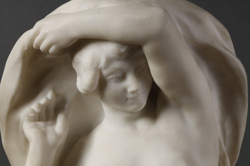 Sculpture Sculpture en Marbre - L'Aurore - Alfred Finot (1876 - 1947)