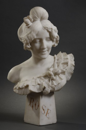 Rose - Affortunato Gori (1895-1925) - Sculpture Style 