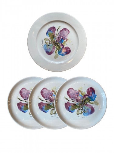 Plates and dish  - Zao Wou-Ki (1920-2013)