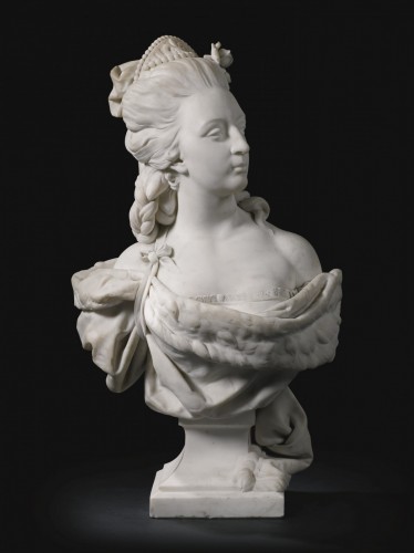 Madame de Pompadour - Carlo Nicoli (1843-1915) - Sculpture Style 