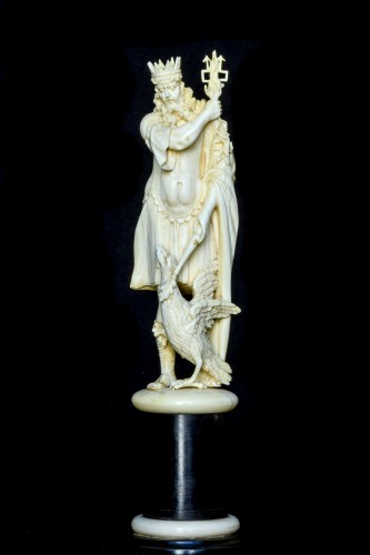 Jupiter et son Aigle - 19e siècle - Sculpture Style 