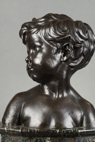 Sculpture  - Child’s Bust, Aimé-Jules DALOU (1838–1902)