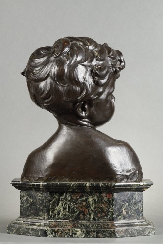 Child’s Bust, Aimé-Jules DALOU (1838–1902) - 