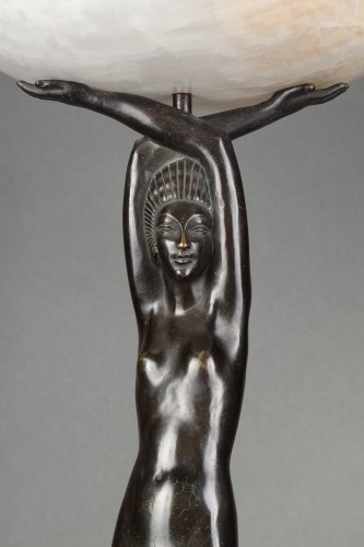 Lamp Art Déco de Pierre Le Faguays (1892-1962) - Luminaires Style 