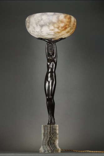 Lamp Art Déco de Pierre Le Faguays (1892-1962) - Artimo