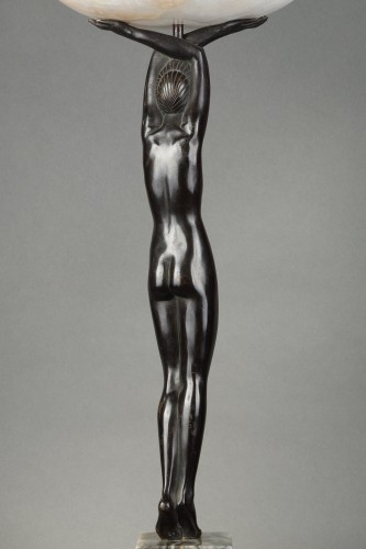 Lamp Art Déco de Pierre Le Faguays (1892-1962) - 