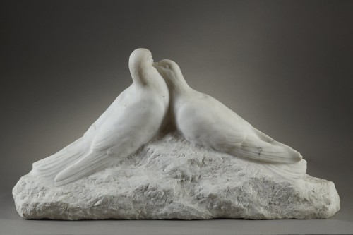 Les Tourterelles de Joseph d'Aste (1872-1940) - 