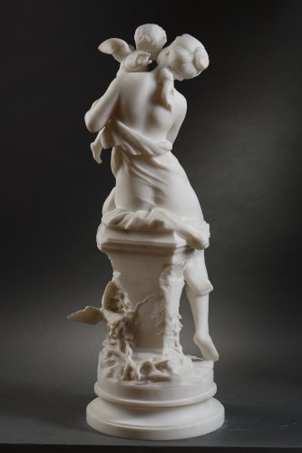 XIXe siècle - Vénus & Cupidon de Mathurin Moreau (1822-1912)