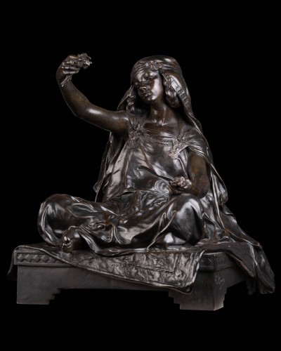 Jeune fille de Bou Saada, de Louis-Ernest Barrias - Sculpture Style 
