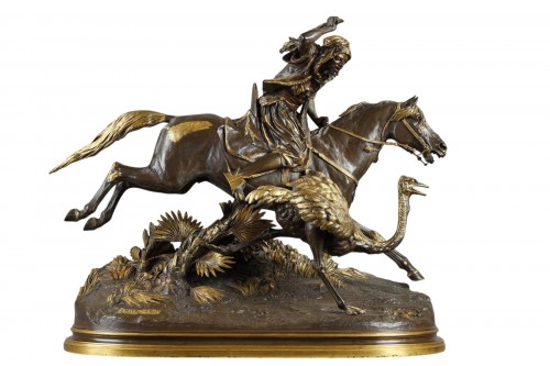 Le Chasseur d'Autruche, d'Alfred Dubucand, ca. 1876