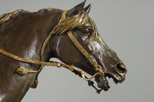 XIXe siècle - Le Chasseur d'Autruche, d'Alfred Dubucand, ca. 1876