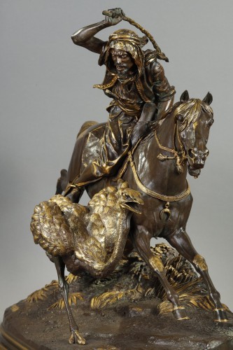 Antiquités - Le Chasseur d'Autruche, d'Alfred Dubucand, ca. 1876