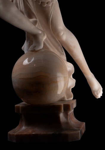 XXe siècle - Lampe Figurative Art Deco de POZZI