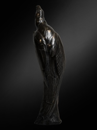 Sculpture Sculpture en Bronze - Aigle à l'aile brisé de Raymond de Meester de Betzenbroeck