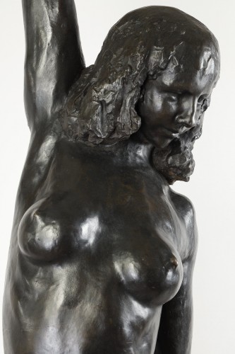 Sculpture Sculpture en Bronze - La Danseuse de Marnix d'Haveloose, ca. 1912