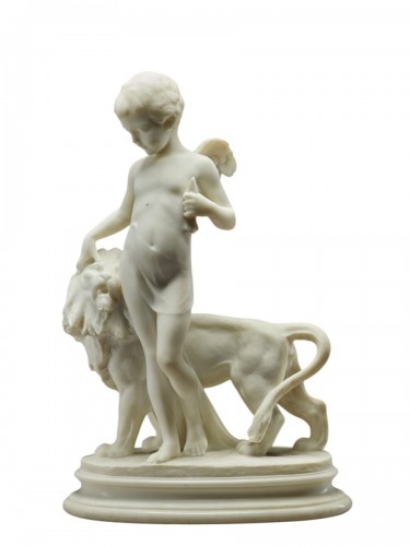 "Cupidon et le Lion" par Pittaluga