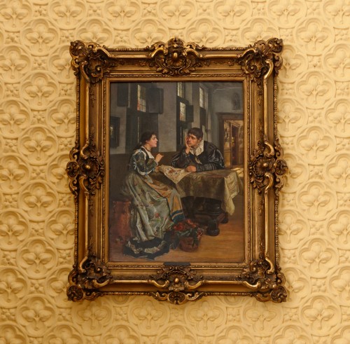 La Couturière - Willem Geets (1838 - 1919) - Tableaux et dessins Style 