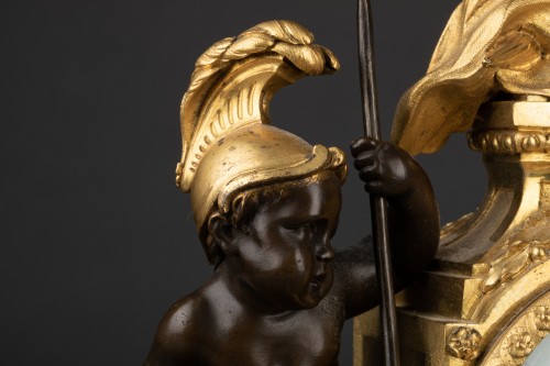 Antiquités - L’amour triomphant de la guerre par François Vion, époque Louis XV
