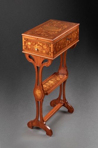 XVIIIe siècle - Table à ouvrage estampillée « Cosson », Paris époque Louis XVI