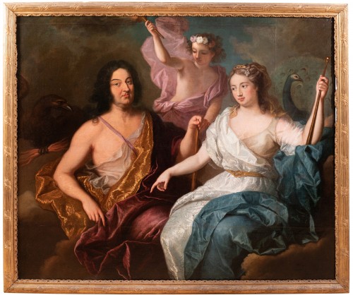Louis XIV et Mme de La Vallière, Paris début du 18e siècle