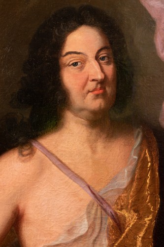 Tableaux et dessins Tableaux XVIIIe siècle - Louis XIV et Mme de La Vallière, Paris début du 18e siècle