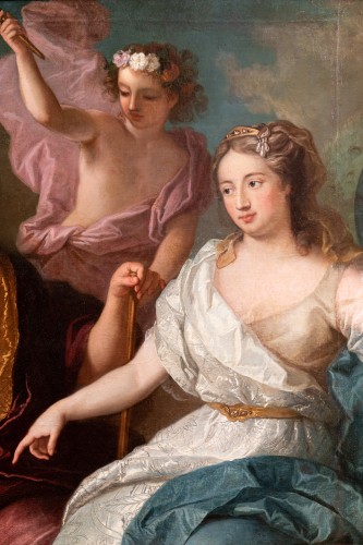 Louis XIV et Mme de La Vallière, Paris début du 18e siècle - Franck Baptiste Paris