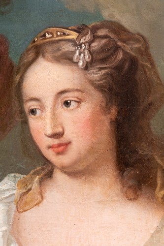 Louis XIV et Mme de La Vallière, Paris début du 18e siècle - Louis XIV