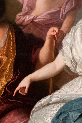 Antiquités - Louis the XIVth and Madame de La Vallière  Paris, 18th