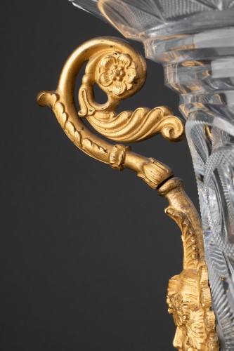 Antiquités - Paire de vases en cristal et bronze, L’escalier de cristal vers 1820
