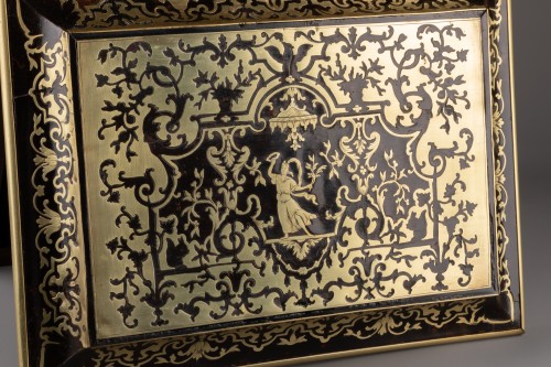 Boulle marquetry box, Paris Louis XIV period - Furniture Style Louis XIV