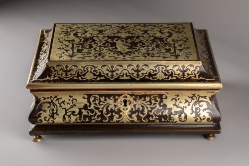 Coffret en marqueterie Boulle, Paris époque Louis XIV - Franck Baptiste Paris