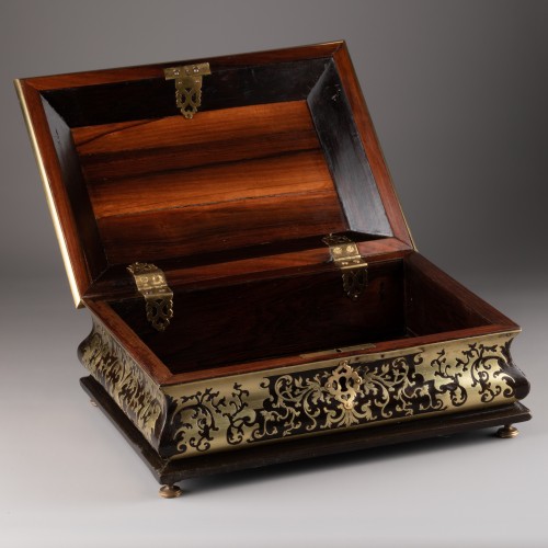 Antiquités - Boulle marquetry box, Paris Louis XIV period