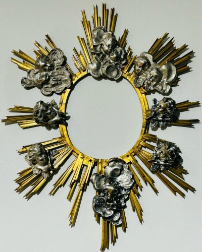 Gilt bronze and silver frame, Rome around 1730 - Louis XV