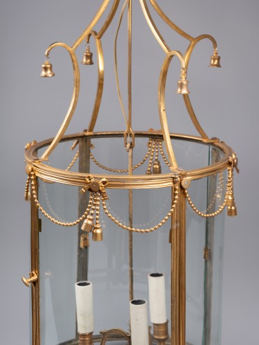 Luminaires Lustre - Lanterne en pagode chinoise, Paris époque Louis XVI  