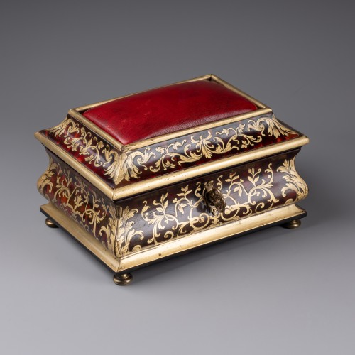 18th century - Sewing box in Boulle marquetry, Paris, Louis XIV period