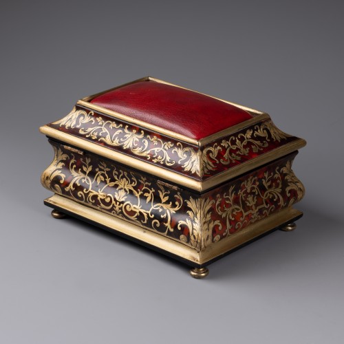 Sewing box in Boulle marquetry, Paris, Louis XIV period - Louis XIV