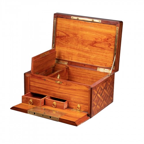 Rosewood carriage case, Paris, Louis XV period, circa 1760