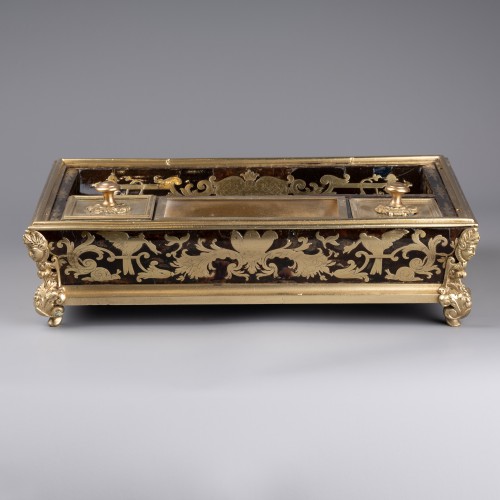 Decorative Objects  - Inkwell in Boulle marquetry, Paris late Louis XIV period