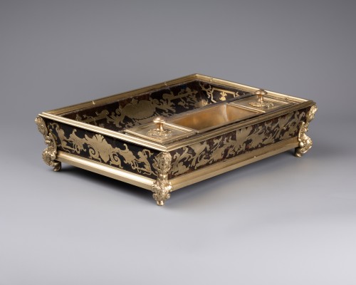 Inkwell in Boulle marquetry, Paris late Louis XIV period - 