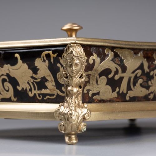 Antiquités - Inkwell in Boulle marquetry, Paris late Louis XIV period