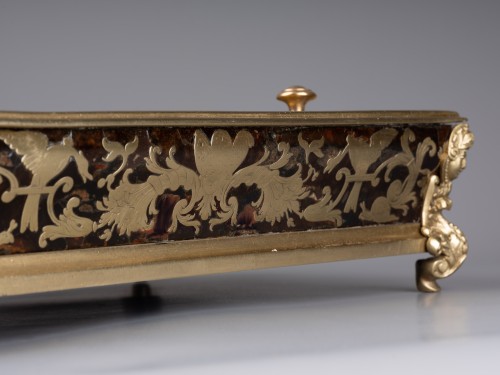 Antiquités - Inkwell in Boulle marquetry, Paris late Louis XIV period