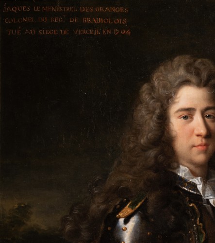 Portrait de Jacques le Menestrel par Joseph Vivien vers 1702 - Franck Baptiste Paris